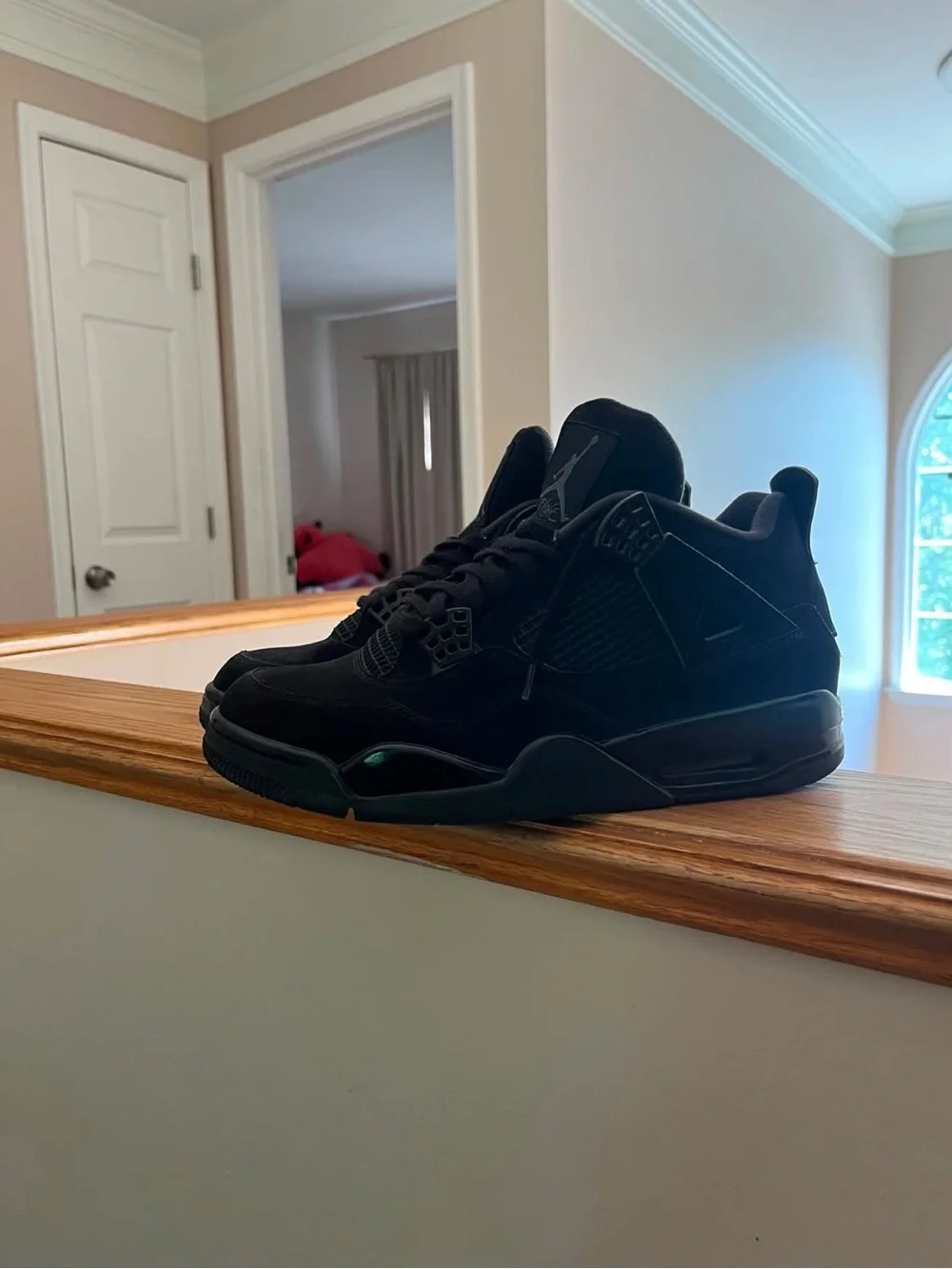 Jordan Black Suede High-Top Sneakers